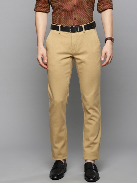 

Louis Philippe Sport Men Khaki Slim Fit Self Design Regular Trousers