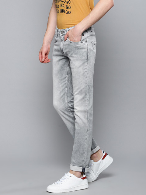 

Louis Philippe Jeans Men Grey Slim Fit Low-Rise Clean Look Stretchable Jeans