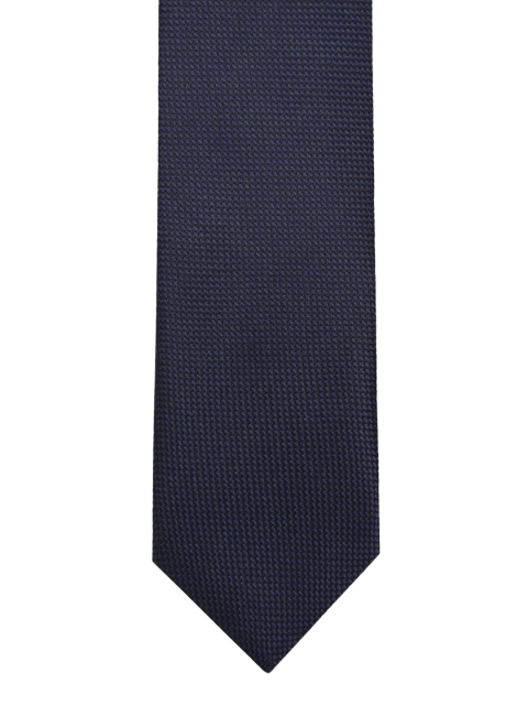 

Louis Philippe Black Woven Design Formal Broad Tie