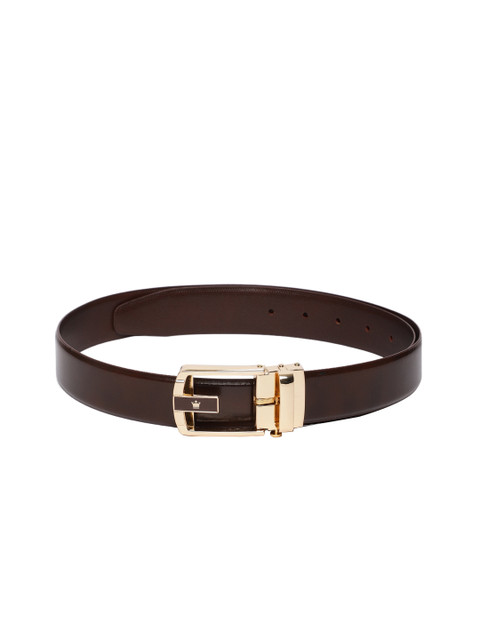 

Louis Philippe Men Brown Reversible Leather Belt