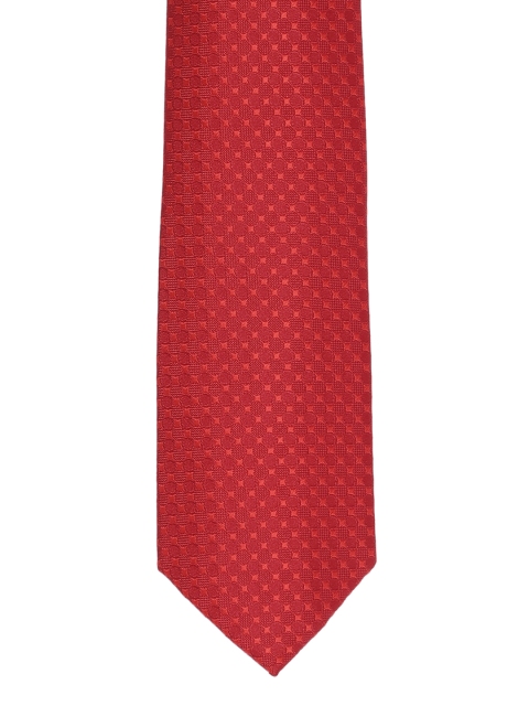 

Louis Philippe Red Printed Broad Tie