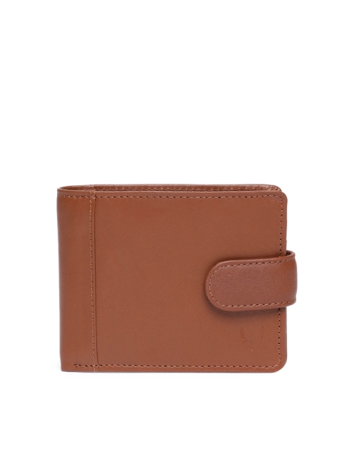 

Hidesign Men Tan Brown Solid Leather Two Fold Wallet