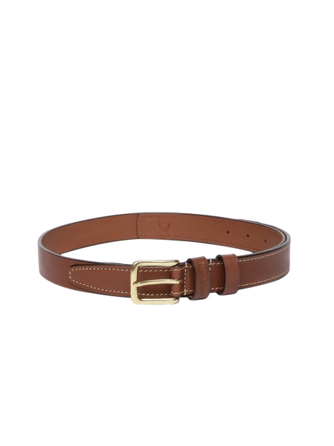 

Hidesign Men Tan-Brown Solid Leather Belt