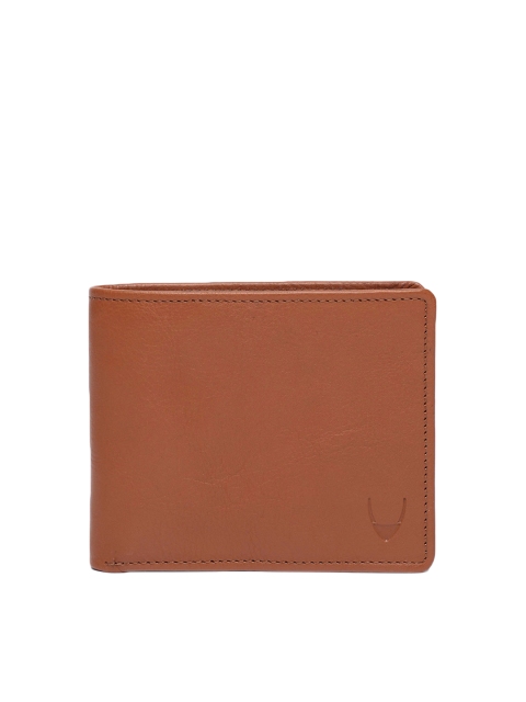 

Hidesign Men Tan Brown Solid Two Fold Leather Wallet