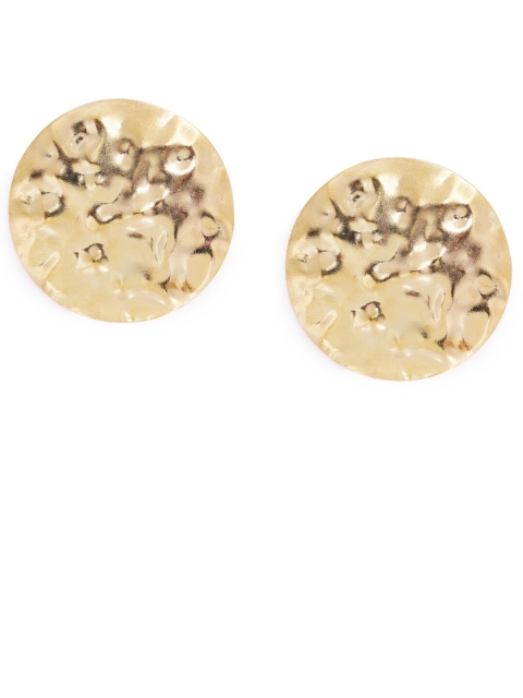 

ToniQ Gold-Toned Circular Oversized Studs