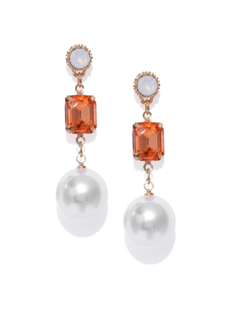 

ToniQ Multicoloured Teardrop Shaped Drop Earrings, Multi