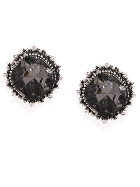 

ToniQ Grey Circular Studs