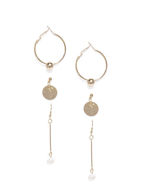 

ToniQ Set of 3 Gold-Toned Geometric Drop Earrings