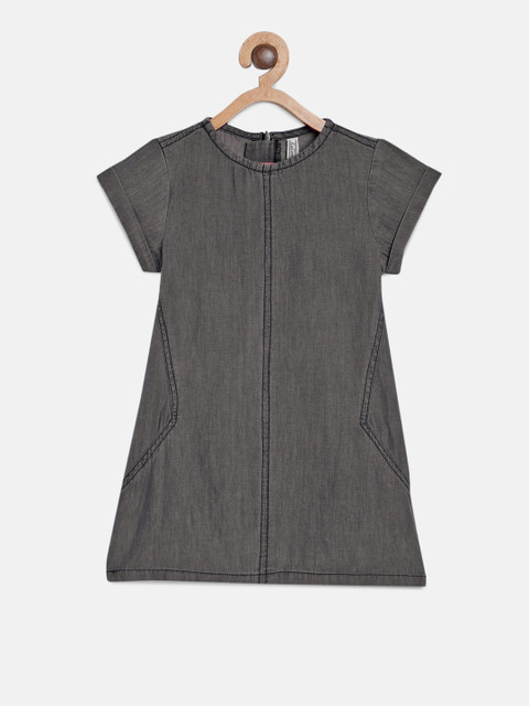 

Lee Cooper Girls Black A-Line Dress