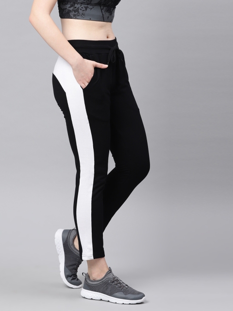 

Genius18 Women Black Solid Classic Regular Fit Track Pants
