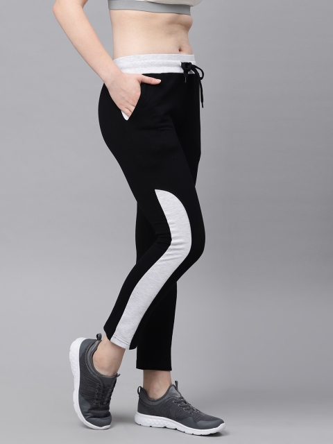 

Genius18 Women Black Solid Classic Regular Fit Track Pants