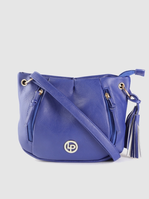 

Lino Perros Blue Solid Sling Bag