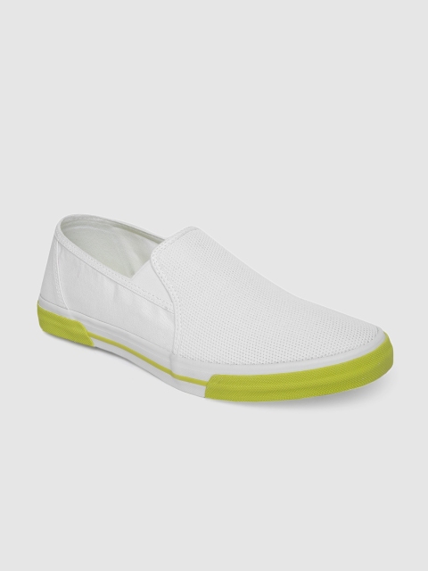 

Puma Unisex White Procyon IDP Slip-On Sneakers