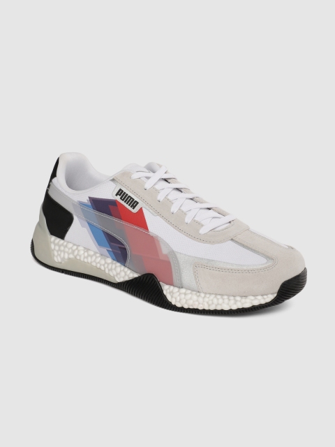 

Puma Unisex White BMW MMS Speed Hybrid Sneakers