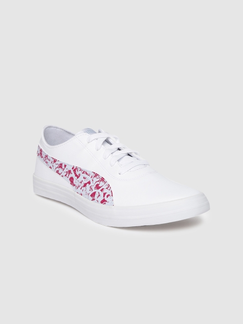 

Puma Women White Urban Graphicster Sneakers