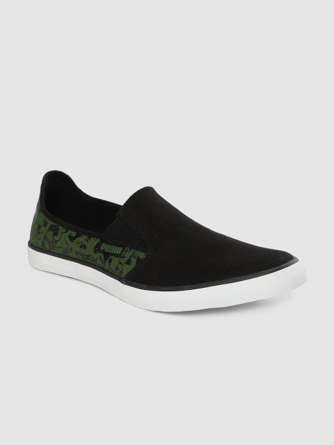 

Puma Unisex Black Auxius V2 Slip-On Sneakers
