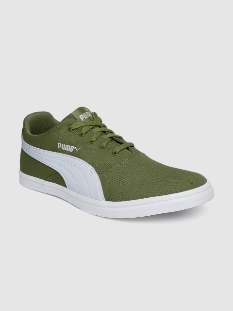 

Puma Unisex Green Rigel Sneakers
