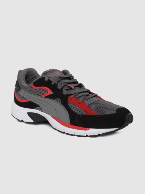 

Puma Unisex Grey Axis Plus SD Sneakers