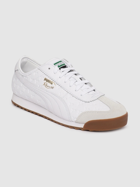 

Puma Unisex White Roma 68 Gum Sneakers