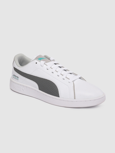 

Puma Unisex White MAPM Smash V2 Sneakers