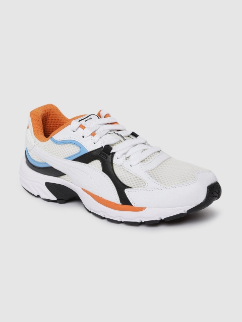 

Puma Unisex White Axis Plus 90s Sneakers