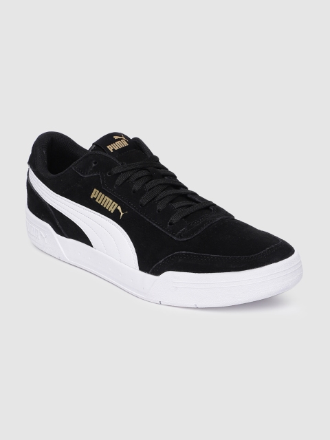 

Puma Unisex Black Caracal Suede SoftFoam+ Sneakers