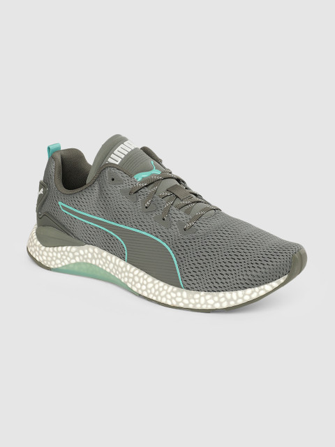 

Puma Unisex Grey Hybrid Runner V2 Running Shoes