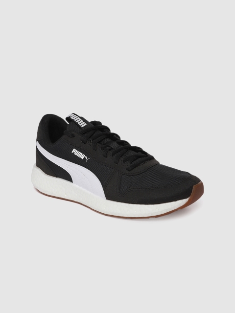 

Puma NRGY Neko Retro Wns Men Black Mesh Regular Running Shoes