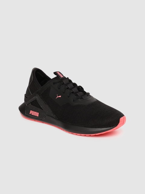 

Puma Women Black Rogue X Knit Training or Gym Shoes
