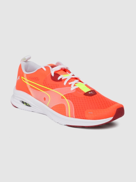 

Puma Men Orange Hybrid Fuego Running Shoes