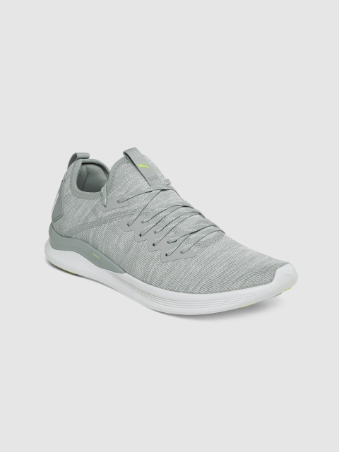 

Puma Women Grey IGNITE Flash evoKNIT Training or Gym Shoes