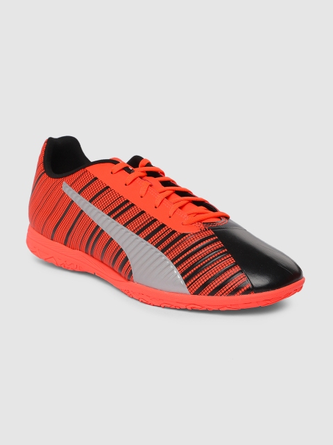 

Puma Men Black & Orange ONE 5.4 IT Football Shoes