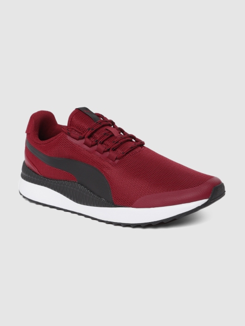 

Puma Unisex Maroon Solid Pacer Next FS Sneakers