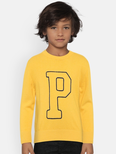 

Pepe Jeans Boys Yellow Printed Sweater