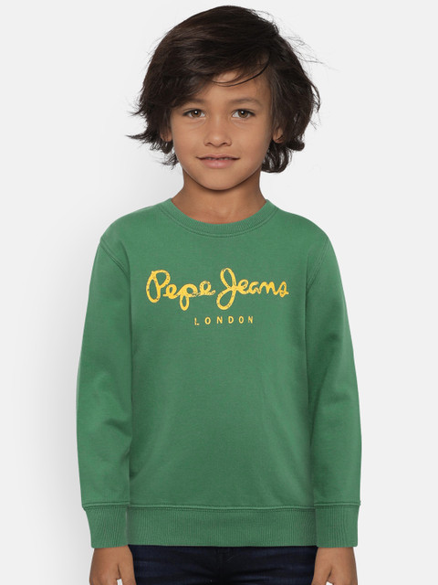 

Pepe Jeans Boys Green Printed Sweatshirt