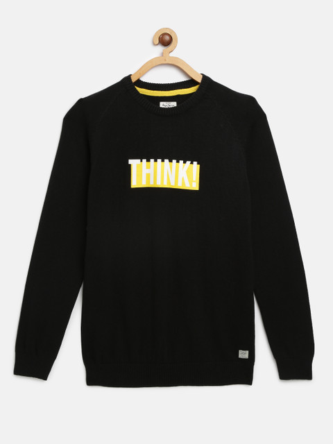 

Pepe Jeans Boys Black Printed Pullover