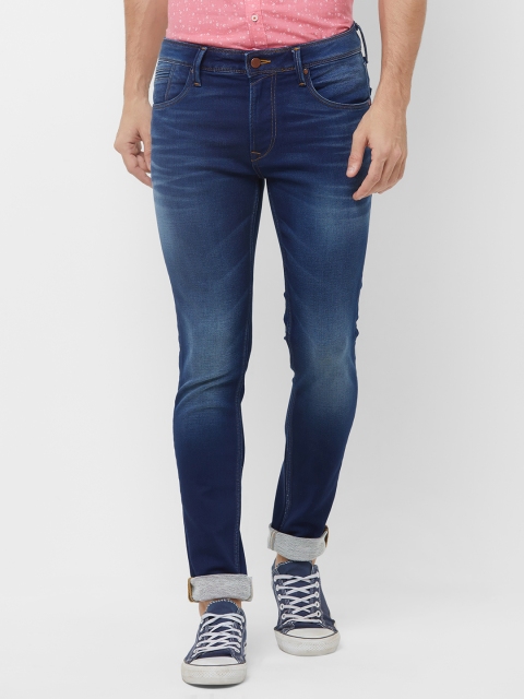 

Killer Men Blue Skinny Fit Mid-Rise Clean Look Stretchable Jeans