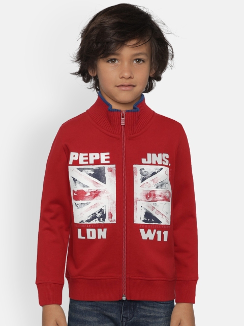

Pepe Jeans Boys Red Printed Sweatshirt