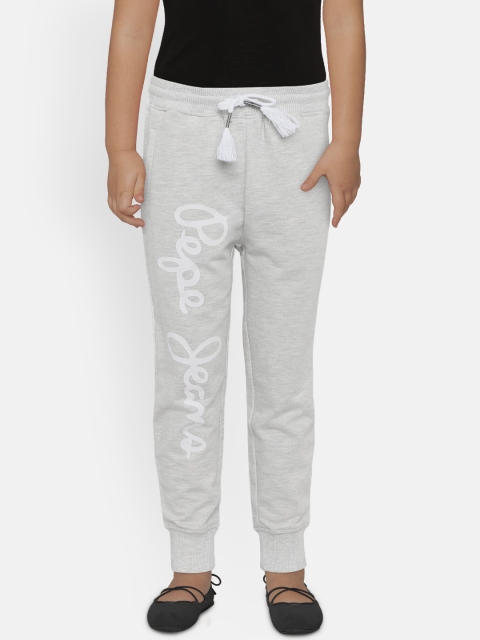 

Pepe Jeans Boys Grey Solid Joggers