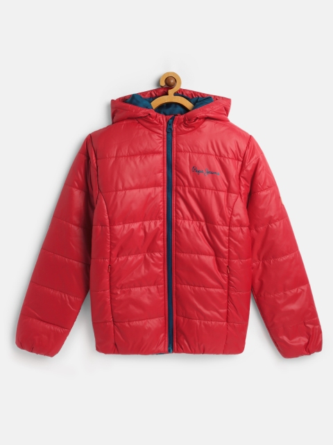

Pepe Jeans Boys Red Alphie Ip Padded Jacket
