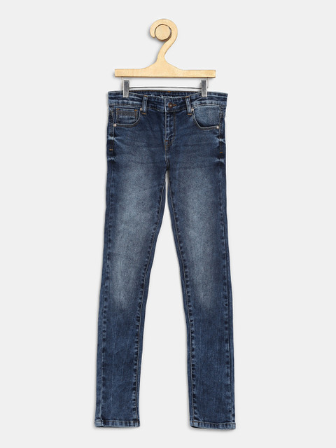 

Pepe Jeans Girls Blue AMORA Skinny Fit Heavy Fade Stretchable Jeans