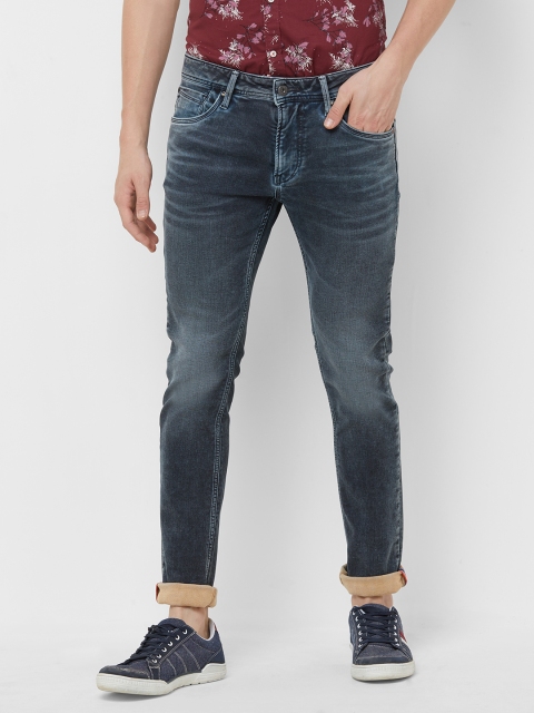 

Killer Men Blue Skinny Fit Mid-Rise Clean Look Stretchable Jeans