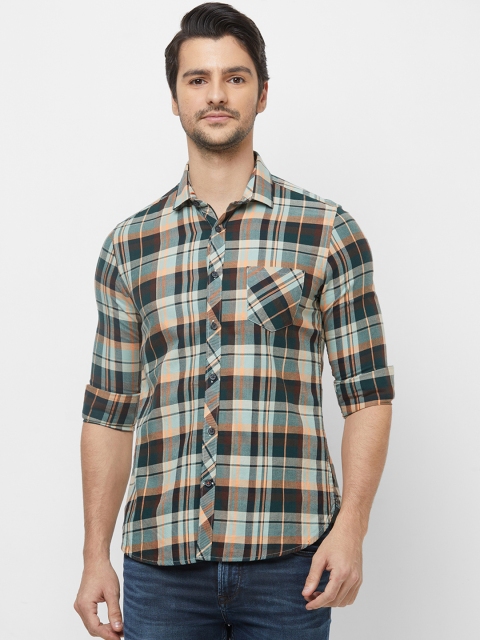 

Killer Men Multicoloured Slim Fit Checked Casual Shirt, Multi