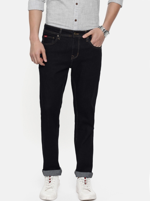 

Lee Cooper Men Blue Arthur Straight Fit Mid-Rise Clean Look Stretchable Jeans