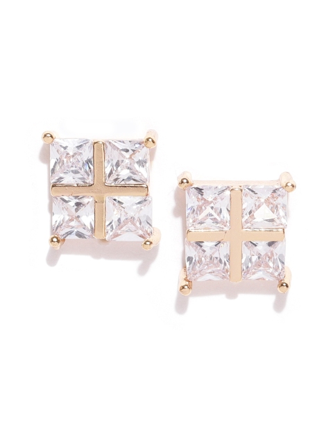 

Carlton London Gold-Plated Square Studs
