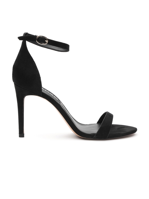 

MANGO Women Black Solid Stilettoes