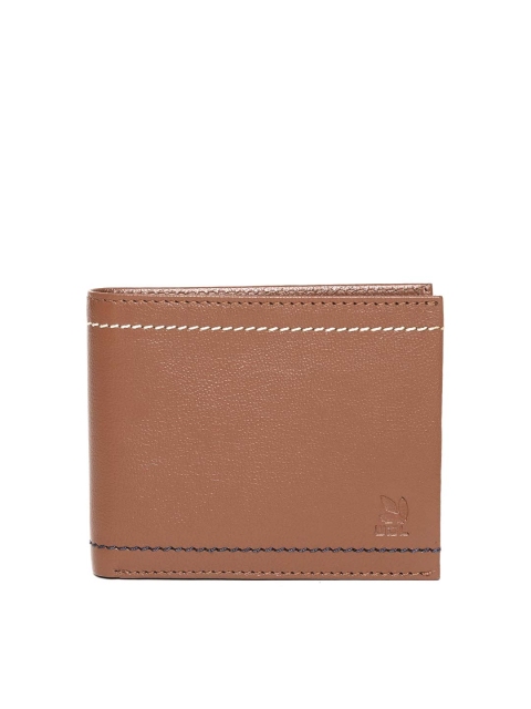 

Woodland Men Brown Leather Solid Two Fold Wallet