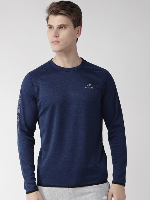 

Alcis Men Navy Blue Solid Sweatshirt