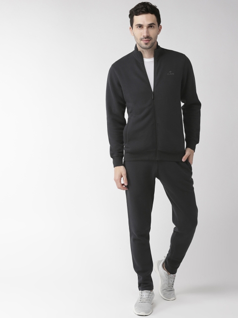 

Alcis Men Black Solid Tracksuit
