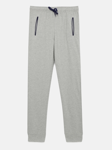 

612 League Boys Grey Solid Joggers